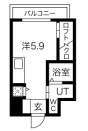 【間取り】 | コーラルポワント難波WEST