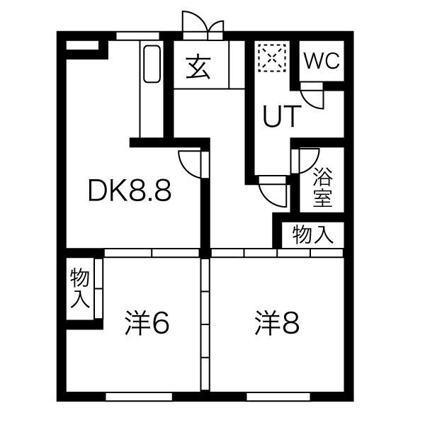 パークプラザ松島の間取り