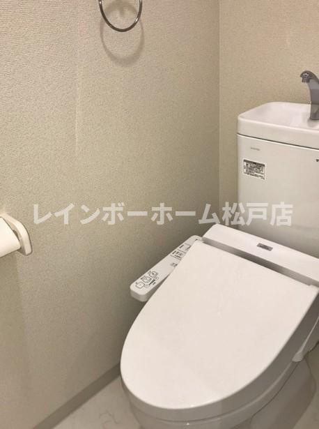 b’CASA天王台仲介手数料（賃料の1.10ヵ月）の50％OFF対象物件！のトイレ|トイレも気になるポイント