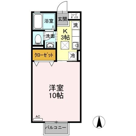 【間取り】 | シャインポート屋島 E棟