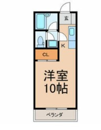 パークハイツ陣屋前　仲介手数料（賃料の1.10ヵ月）の50％OFF対象物件！の間取り