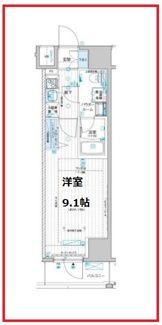 【間取り】 | メインステージ入谷Ⅳ