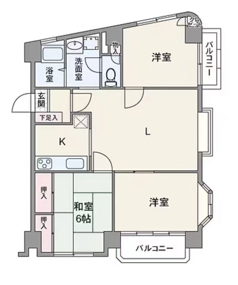 エスユーハイムの間取り