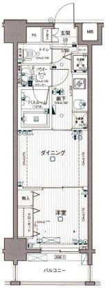 日神デュオステージ亀戸の間取り|間取りです。