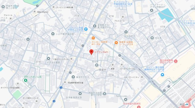 コアティパートIの地図