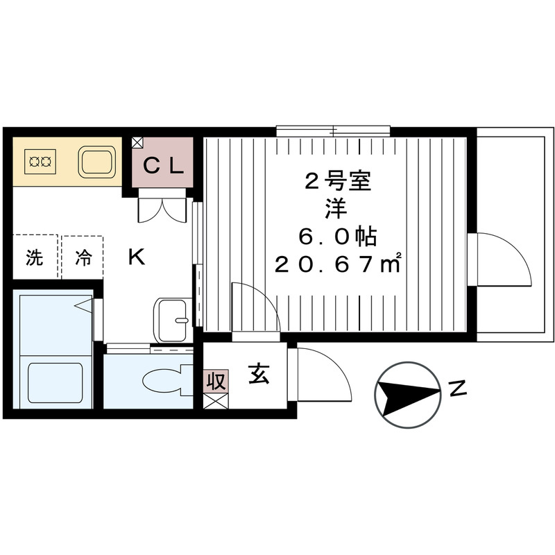 AJ新小岩の間取り