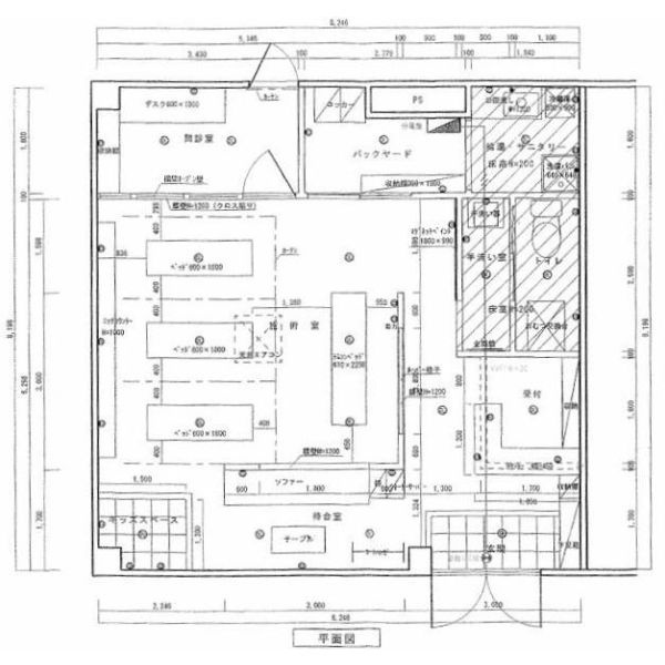 尼崎市塚口町６丁目の店舗事務所の間取り