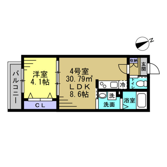 【間取り】 | ５５－１船橋
