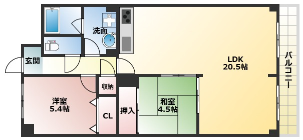 【間取り】 | エミネンス今川