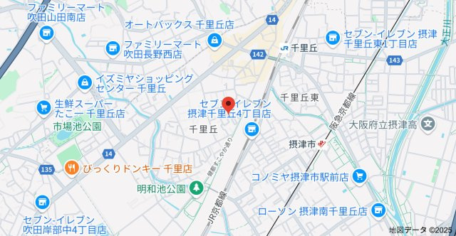 Ｒｅｌｉｅｒ千里丘の地図