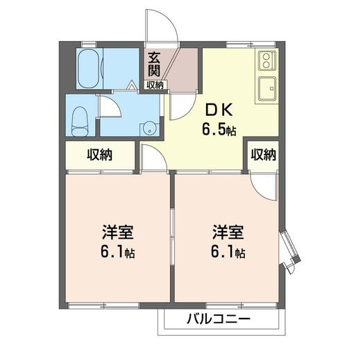 メゾンクレールの間取り