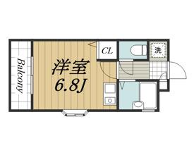 【間取り】 | コア　壱番館