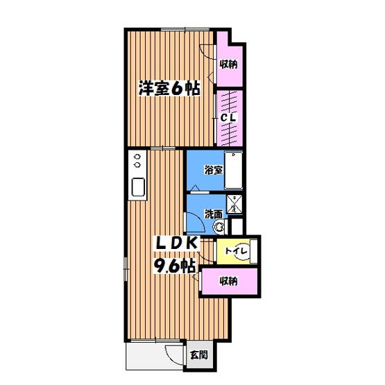 【間取り】 | サングリーンB