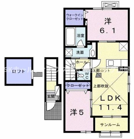 ボニート・ミウの間取り