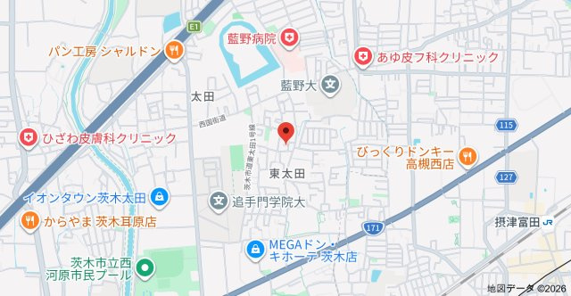 ボヌールの地図