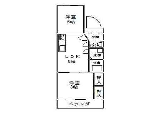 ギャラック国府Iの間取り