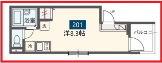 【間取り】 | メルディア扇大橋Ⅱ
