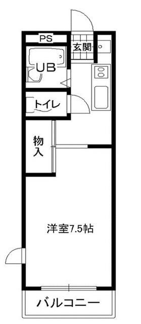 ヴィラージュ久米川の間取り