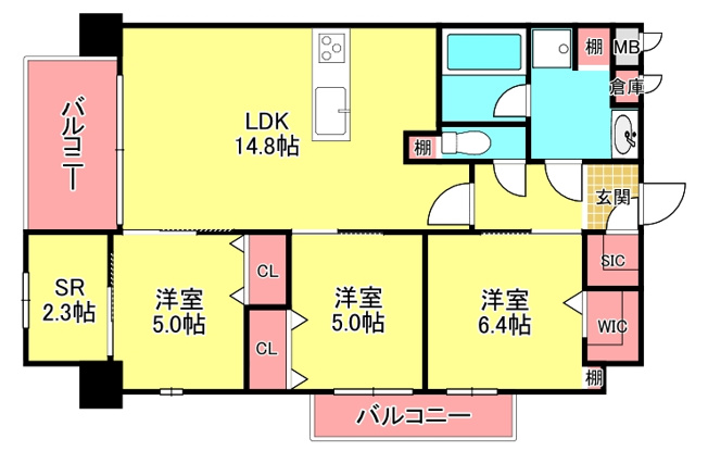【間取り】 | ブルースカイ平原