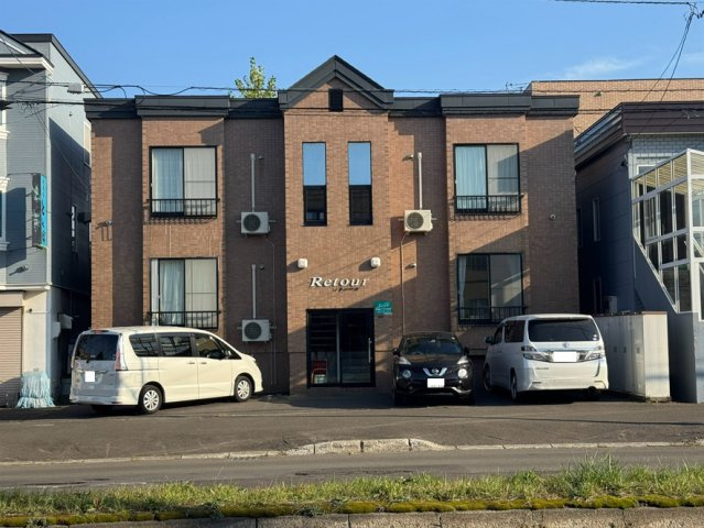 北海道札幌市北区　1棟アパートの外観