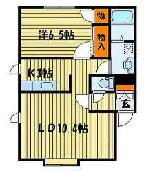 北海道札幌市北区　1棟アパートの間取り