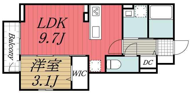 【間取り】 | クレストパーク　A