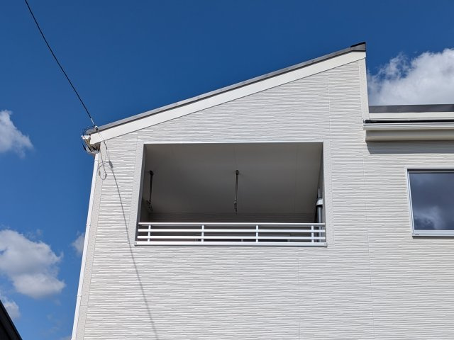 小美玉市羽刈　第5　新築戸建て　2号棟のバルコニー
