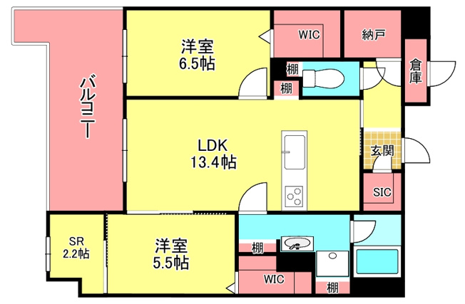 【間取り】 | ブルースカイ平原