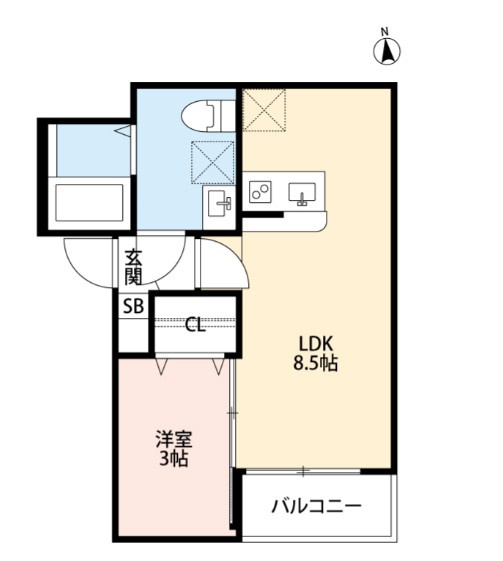 NKクレール南流山の間取り