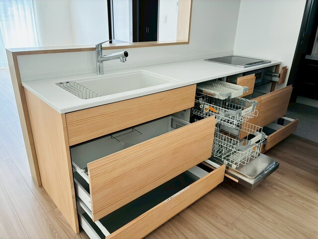 ☆選べる家具プレゼント☆土居町3号地(平屋)4SLDKのキッチン