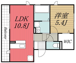 【間取り】 | PARK HILLS MIYAKO　A