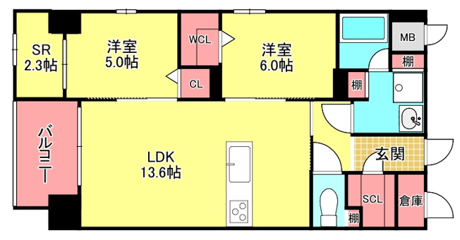 【間取り】 | ブルースカイ平原