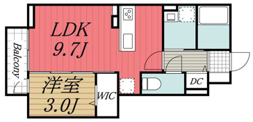 【間取り】 | クレストパーク　A