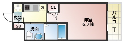 【間取り】 | ラクラス阿倍野元町