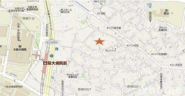 銀杏ホールの地図