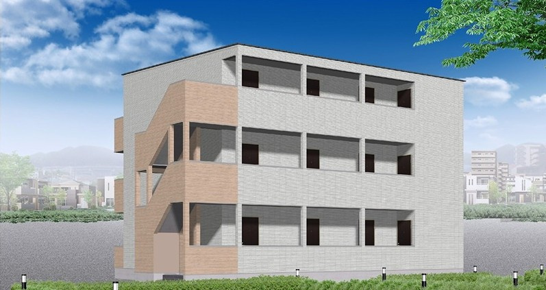 仲介手数料（賃料の1.10ヵ月）の50％OFF対象物件！の外観パース|外観パースです