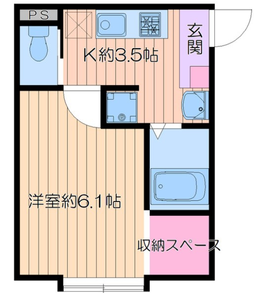 パークステュディオ胡録台の間取り