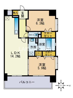 【間取り】 | カーサソレアード