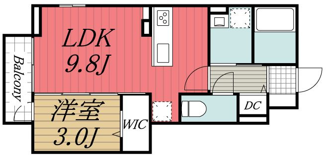 【間取り】 | クレストパーク　B
