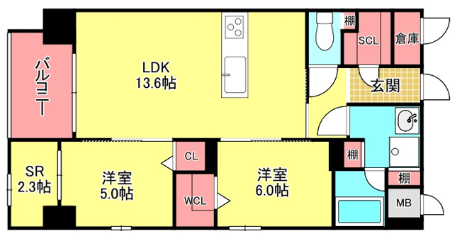 【間取り】 | ブルースカイ平原