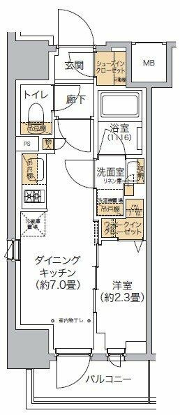 リビオメゾン西麻布の間取り