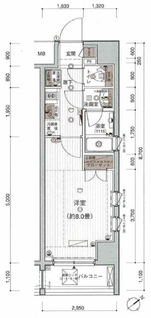 プレール・ドゥーク新宿中落合２の間取り