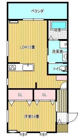プランドール篠原東の間取り|間取りです。