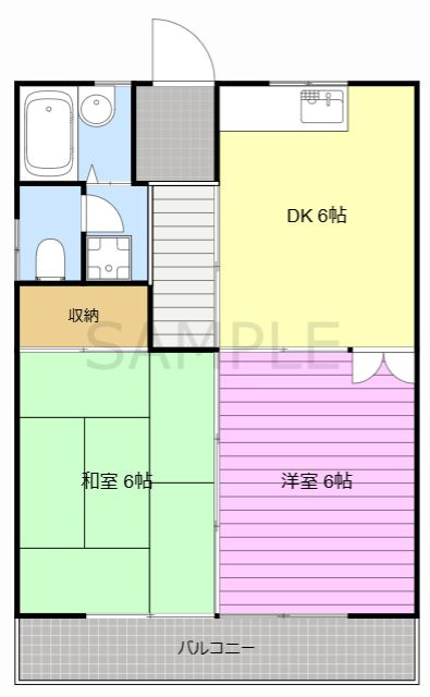 サニー高岡IIの間取り