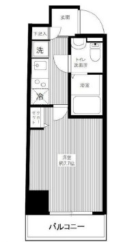 AZEST ITABASHI Ⅱの間取り|間取りです。