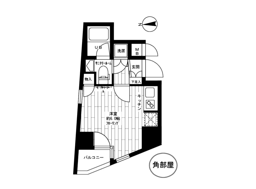 ステージファースト西新宿の間取り