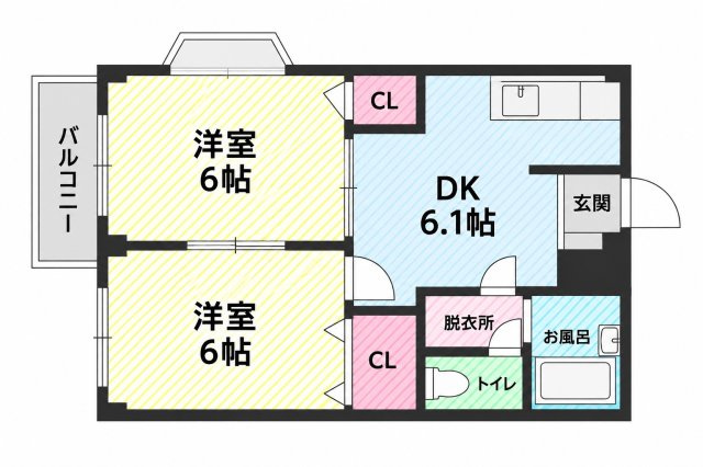 【間取り】 | エルディム辻井