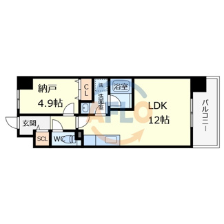 【間取り】 | プラウディア今里 | プラウディア今里　間取り
