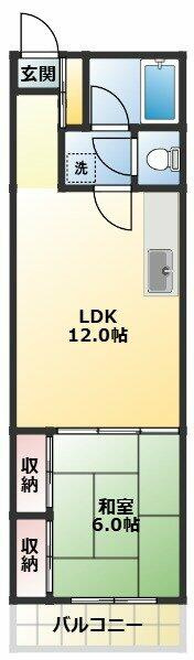 エルハイツ第４テラジマの間取り