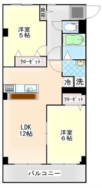 滝野川永谷マンションの間取り|間取りです。